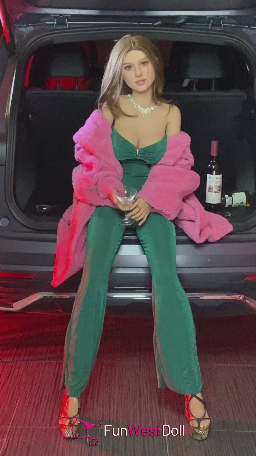 Rose sexdukke (FunWest Doll 155 cm F-cup #043 TPE)