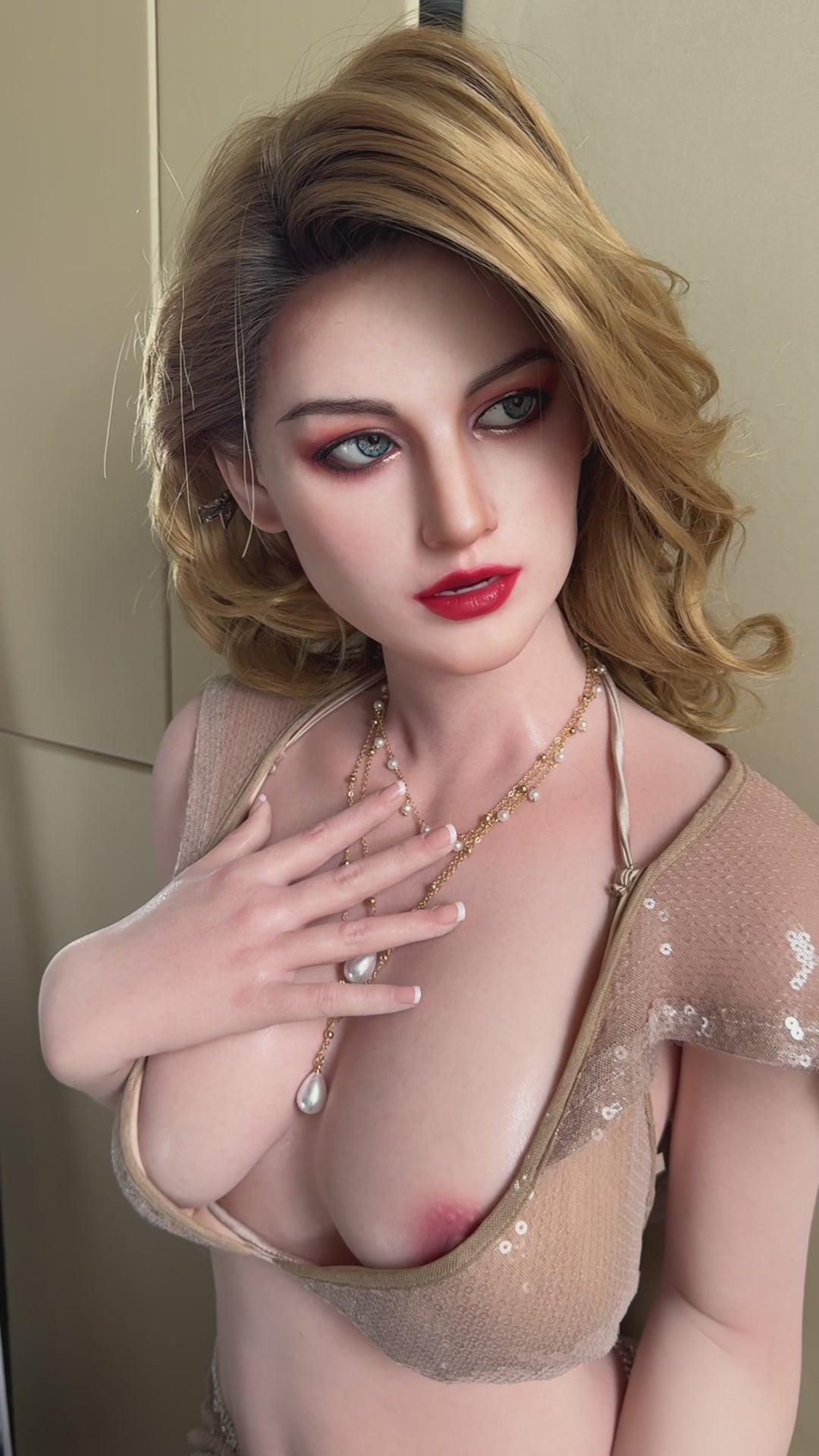 Amber sexdukke (Starpery 169 cm C-cup TPE+silikon)