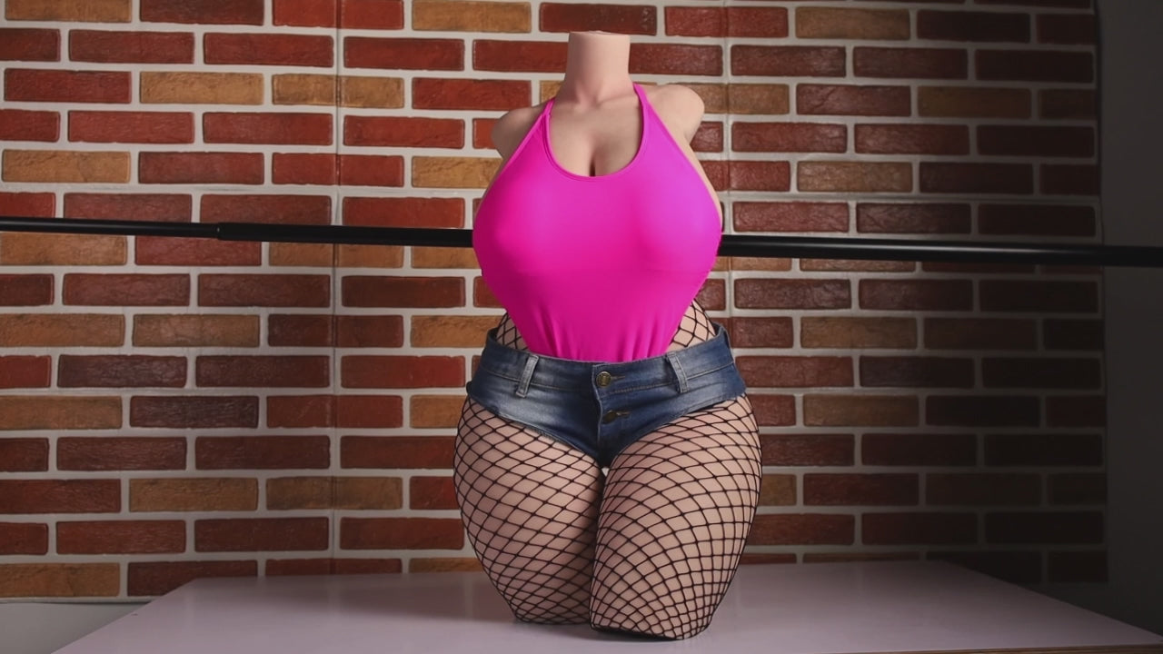 BBW Torso sexdukke (Climax Doll ULW 80 cm K-cup silikon)