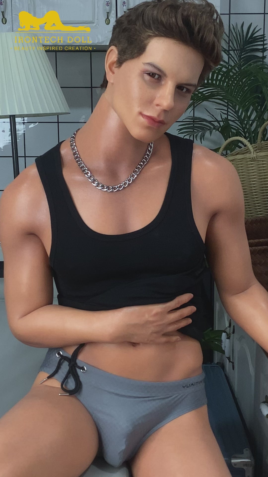 Drake von Pornstar sexdukke (Irontech Doll 175cm silikon)