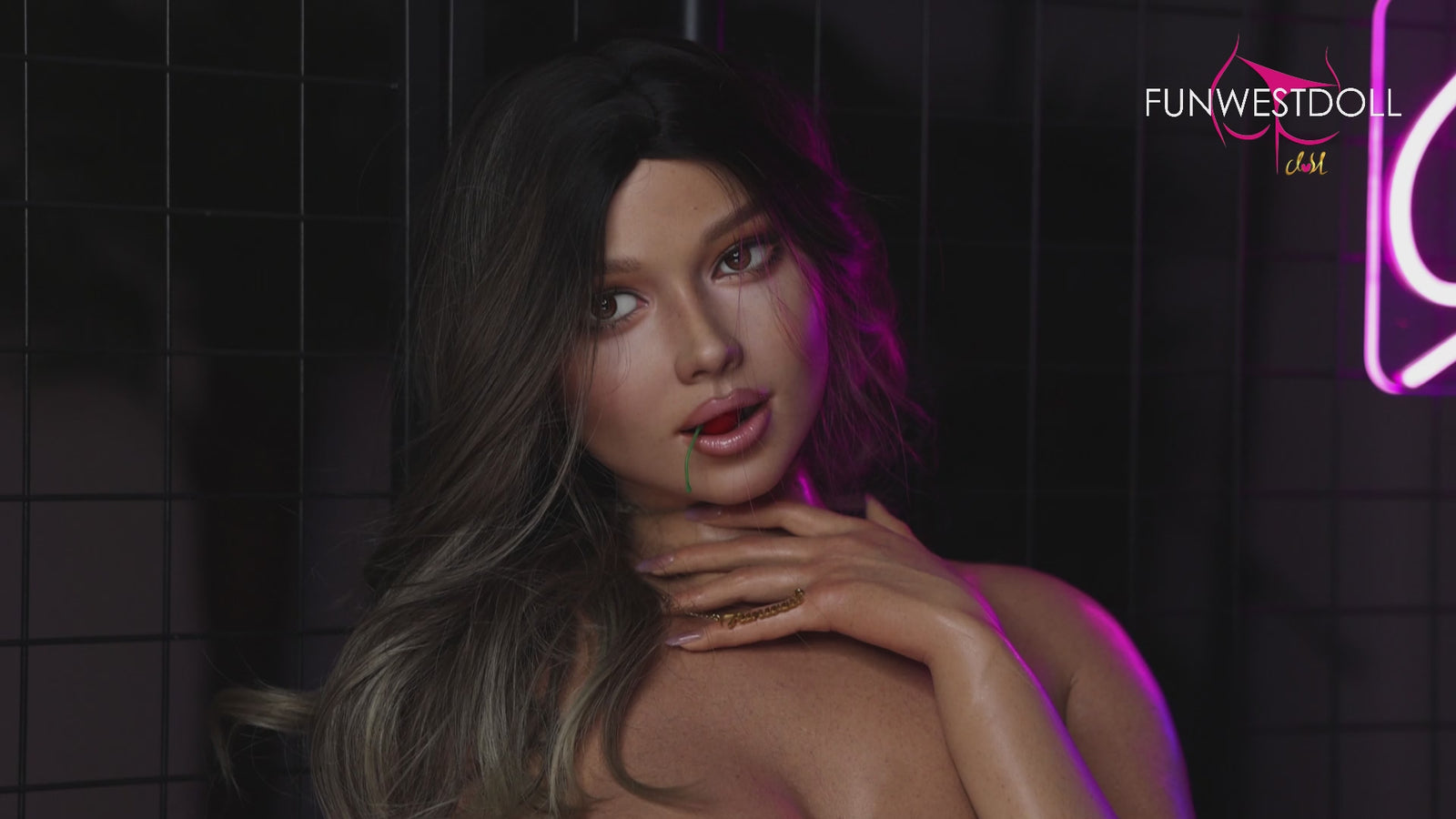 Rose sexdukke (FunWest Doll 168 cm D-cup #043SJ RST silikon)