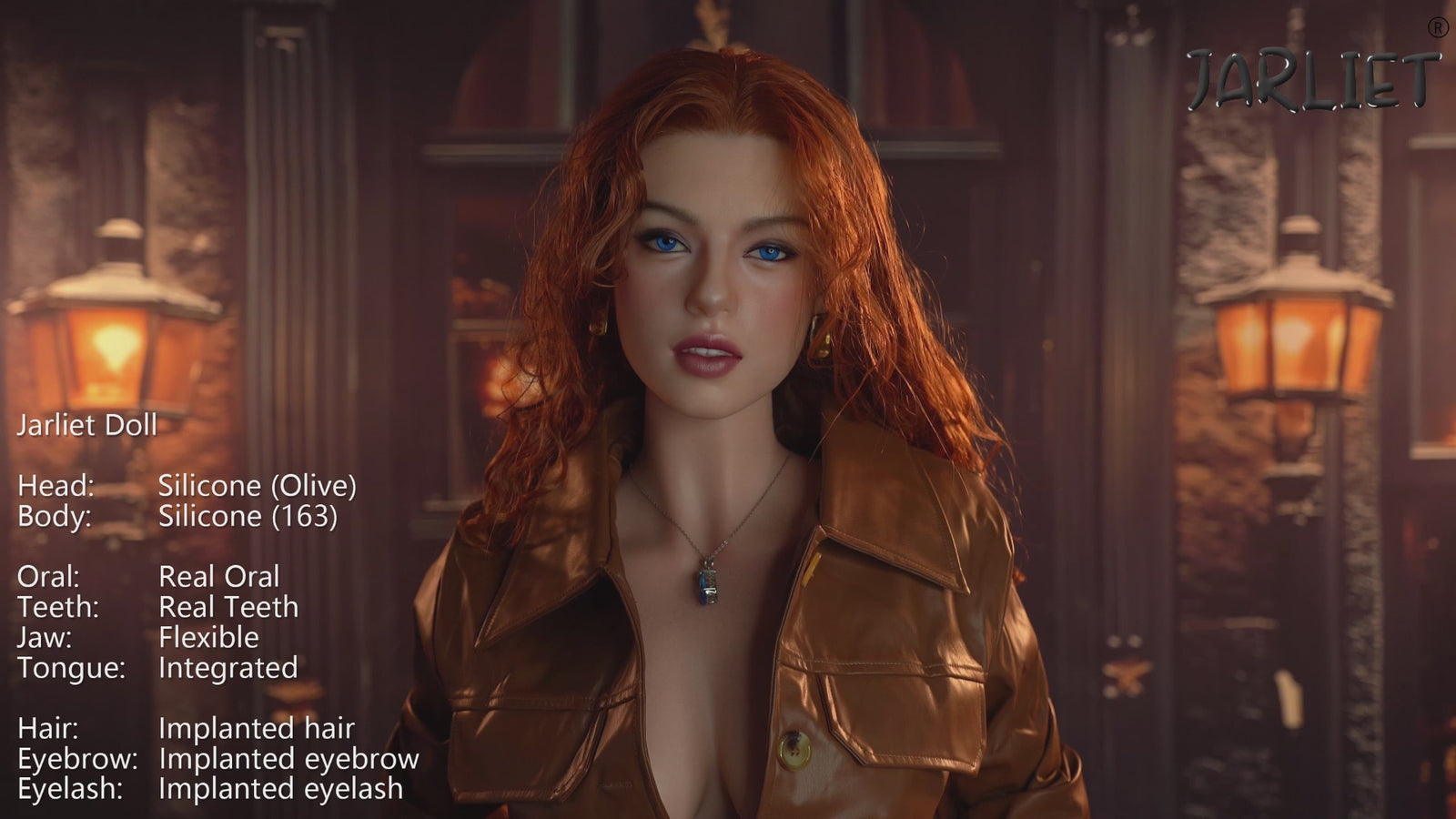 Oliven sexdukke (Jarliet 163 cm D-cup silikon)