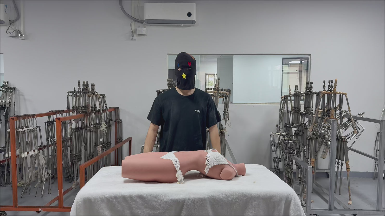 Raven Torso sexdukke (Climax Doll ULW 100 cm A-cup silikon)