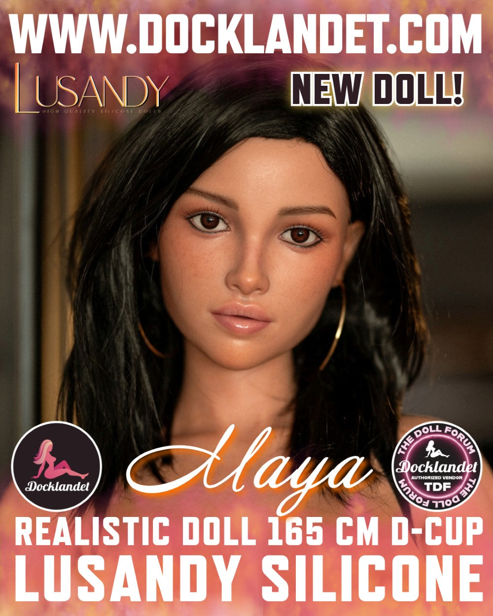 Maya sexdukke (Lusandy Doll 165 cm D-cup silikon)