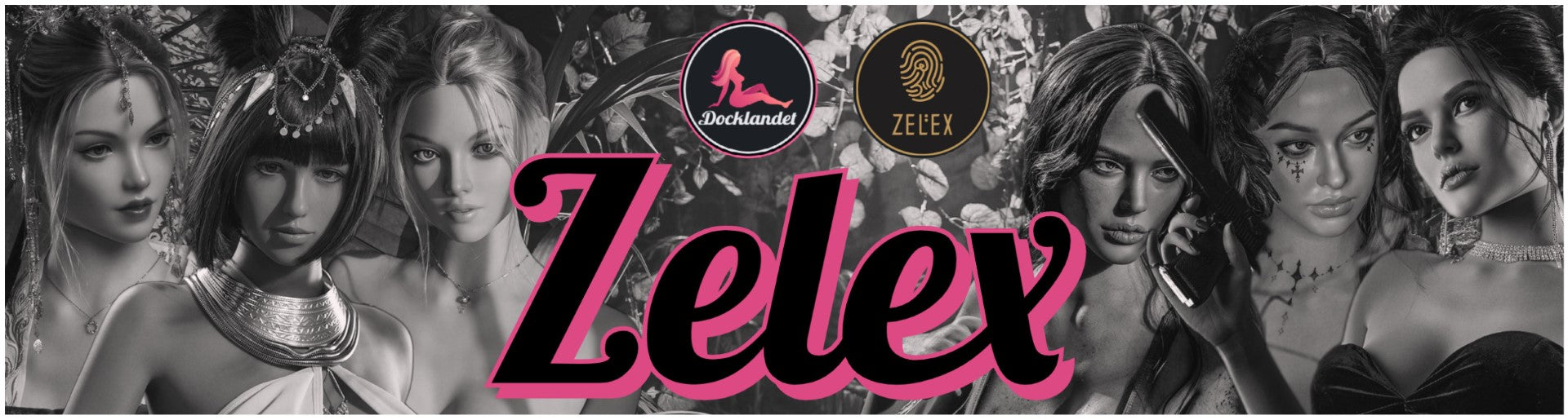 Köp en Zelex-sexdocka från Docklandet! Bilden visar rubriken Zelex. Sexdocka i TPE eller silikon av högsta kvalitet. 