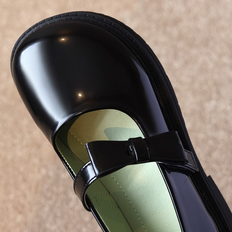 Sko til sexdukke (svart, lakk)