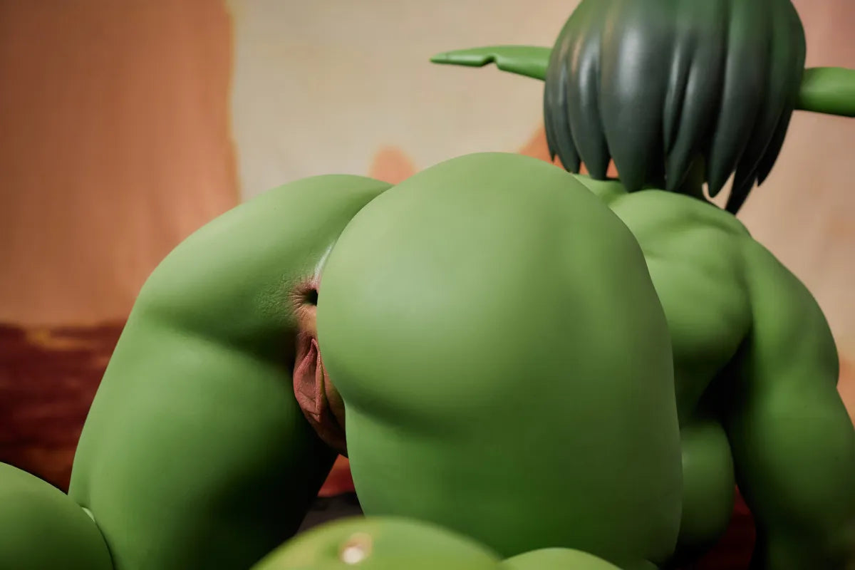 Barza Orc sexdukke (Climax Doll Ultra 120 cm J-cup silikon)