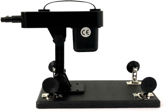 Kompakt og kraftig sexmaskin med justerbar vinkel (med sugekopper)