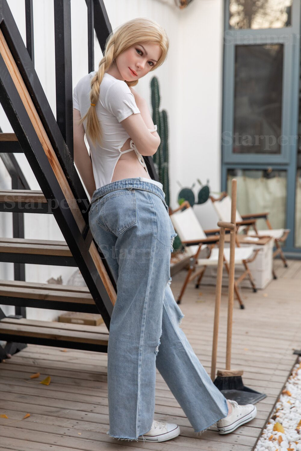 Imogen sexdukke (Starpery 171cm a-cup TPE+silikon)