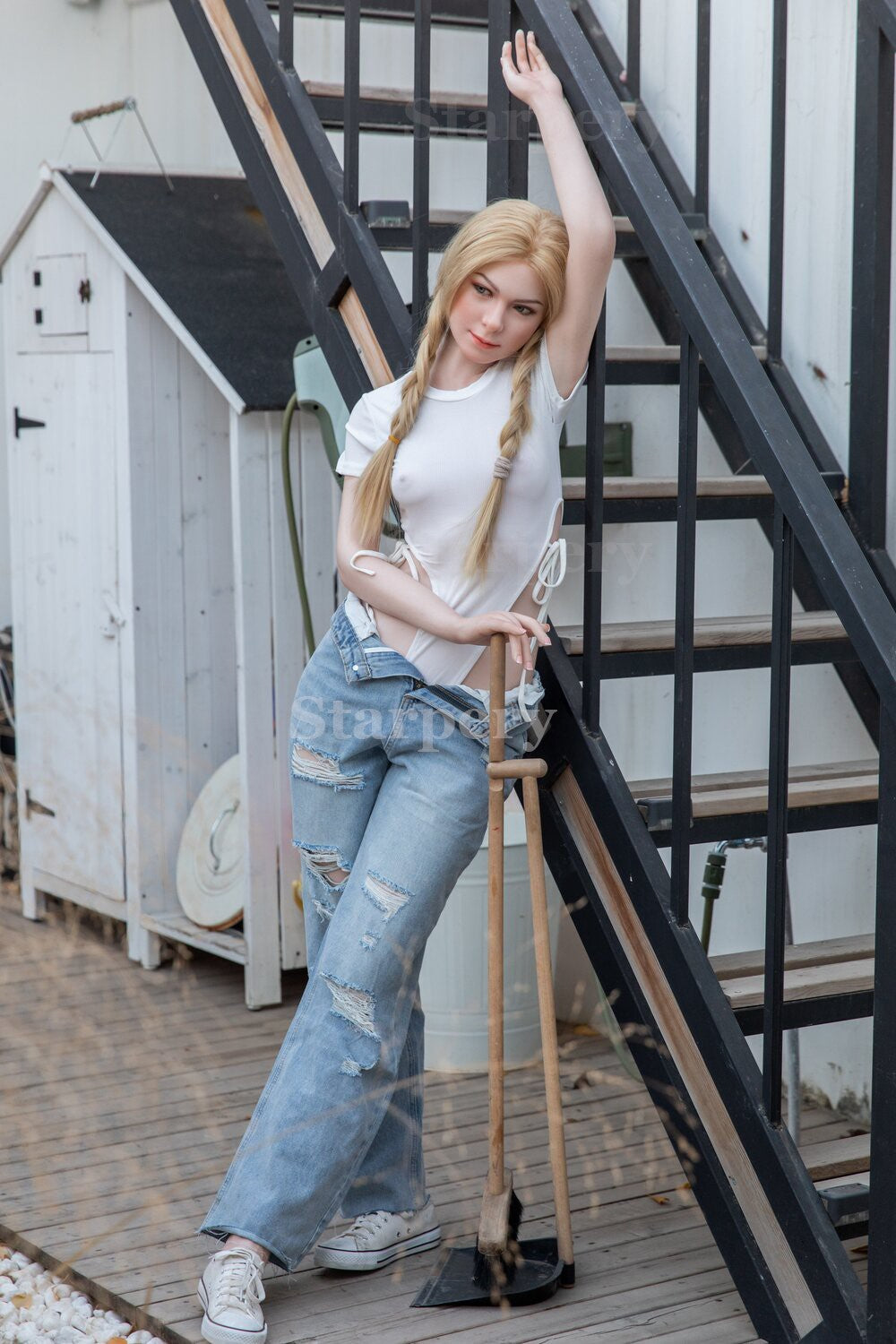 Imogen sexdukke (Starpery 171 cm A-cup TPE+silikon)