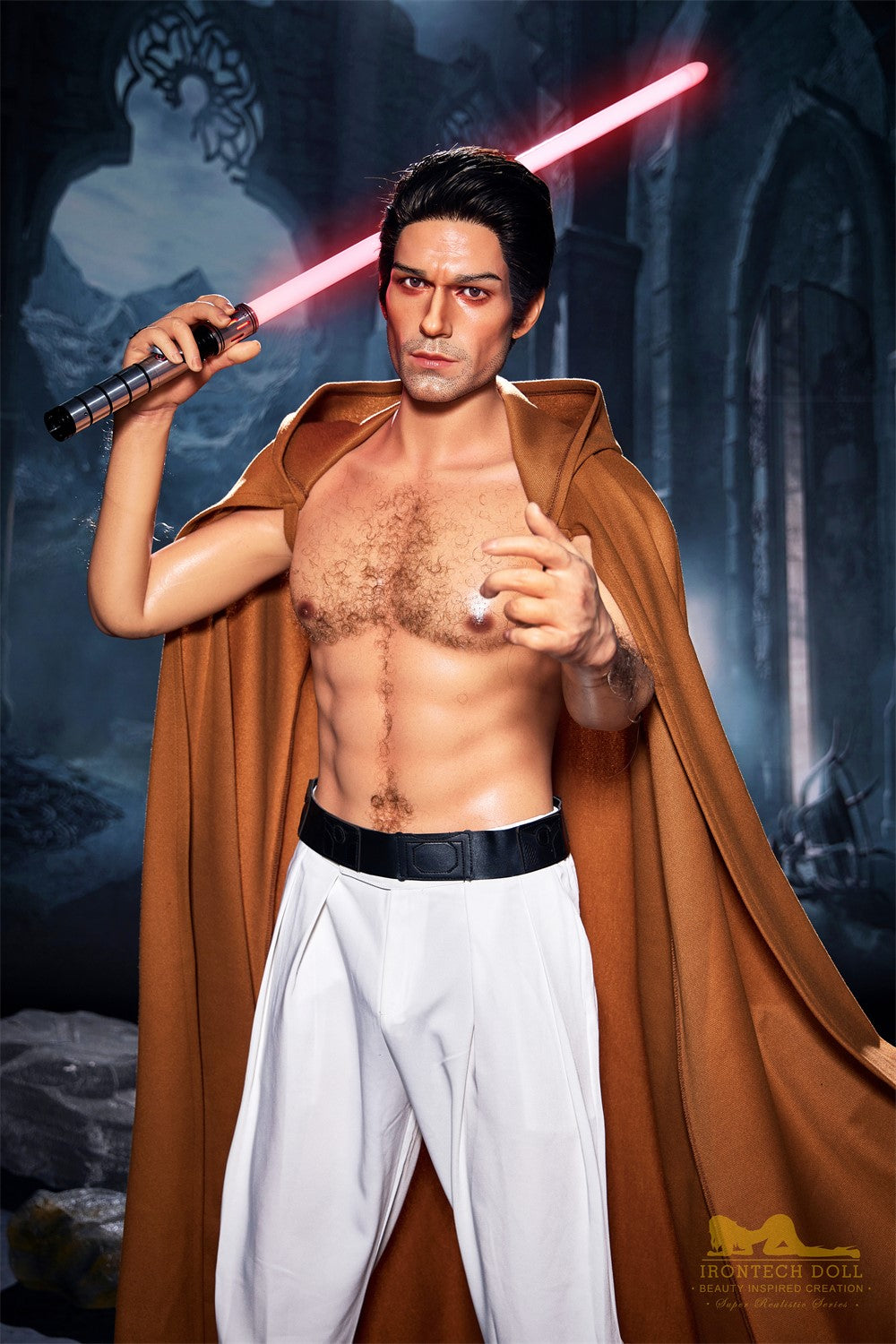 Luke mannlig sexdukke (Irontech Doll 170 cm M5 silikon)
