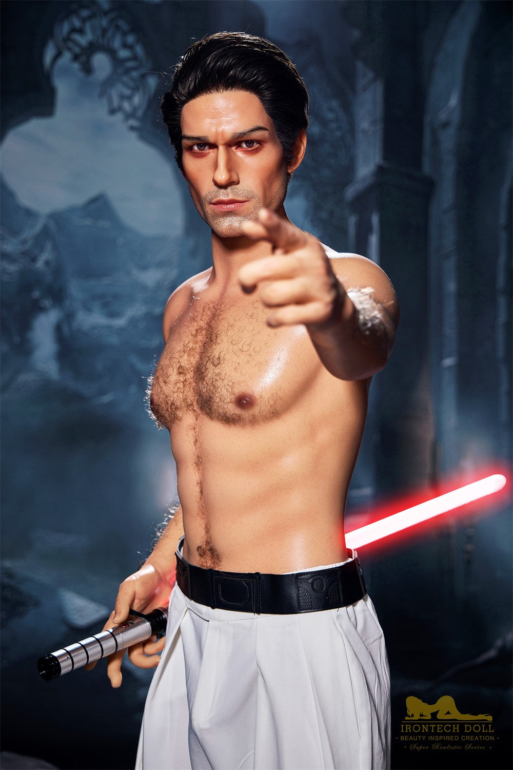 Luke mannlig sexdukke (Irontech Doll 170 cm M5 silikon)