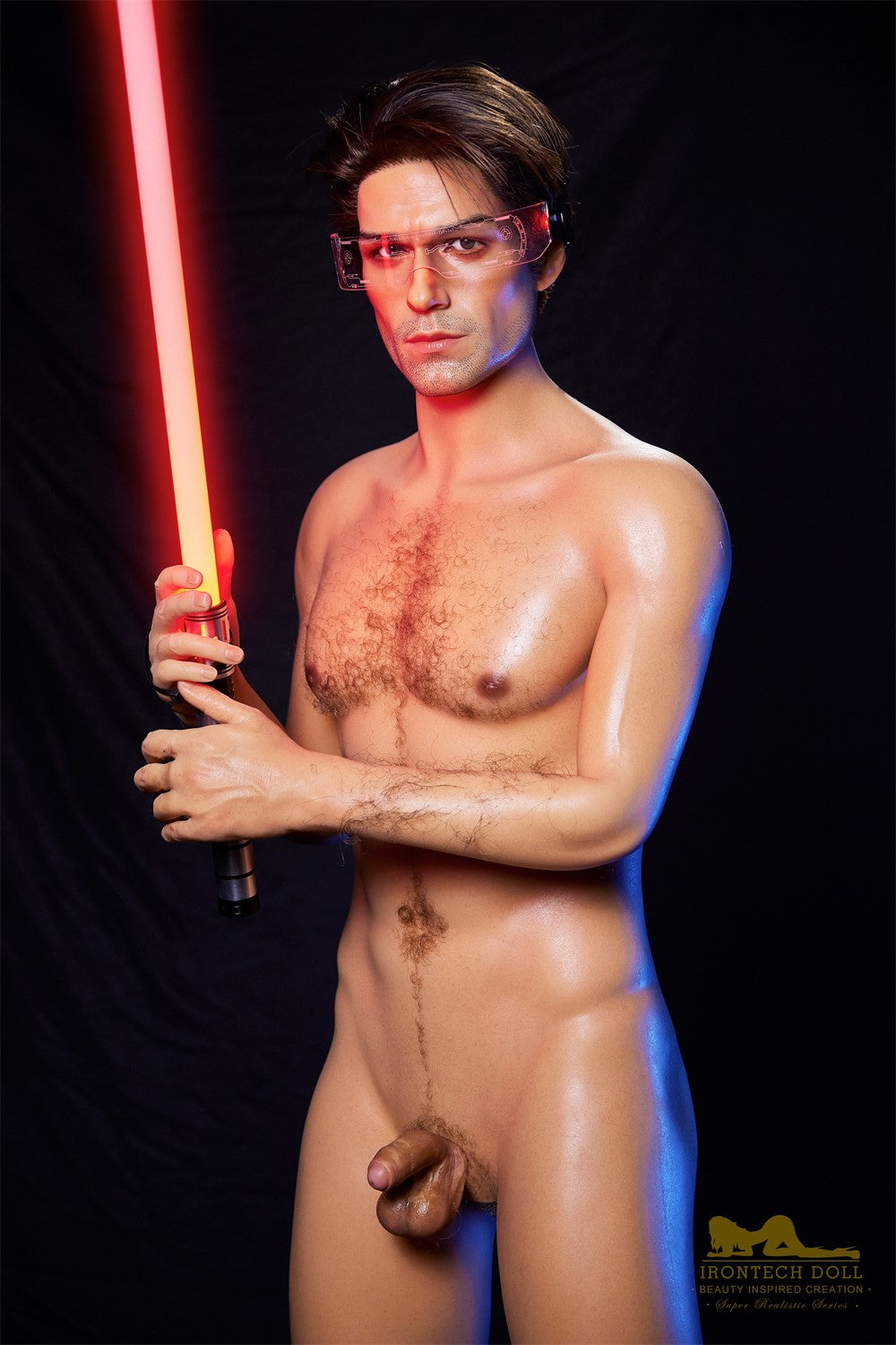 Luke mannlig sexdukke (Irontech Doll 170 cm M5 silikon)