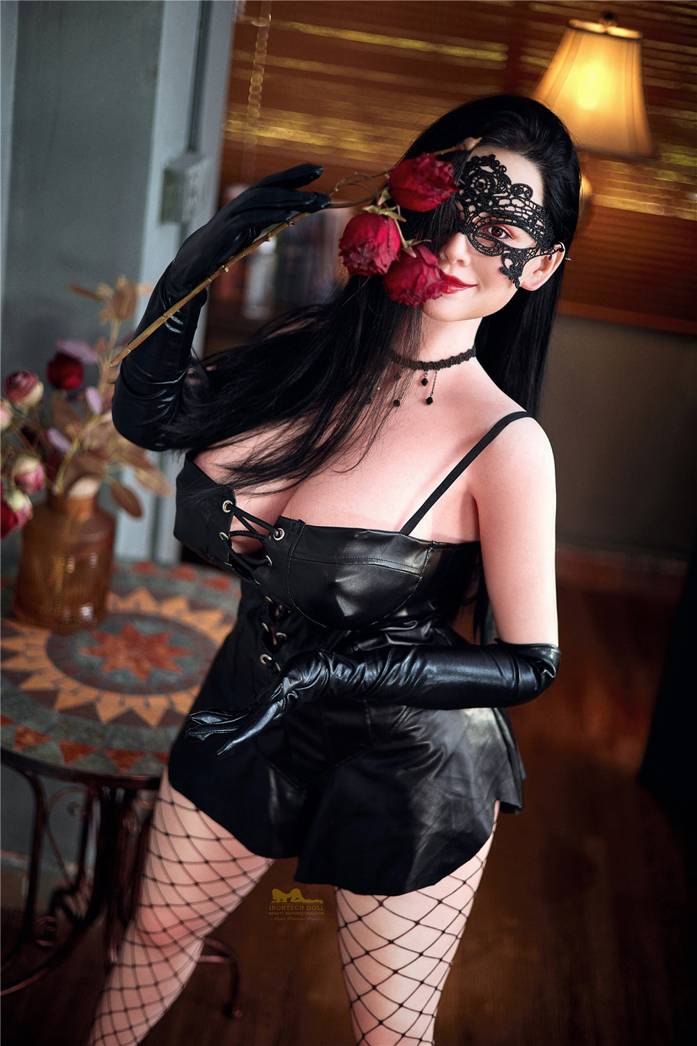 Rose sexdukke (Irontech Doll 162cm J-cup S3 silikon)
