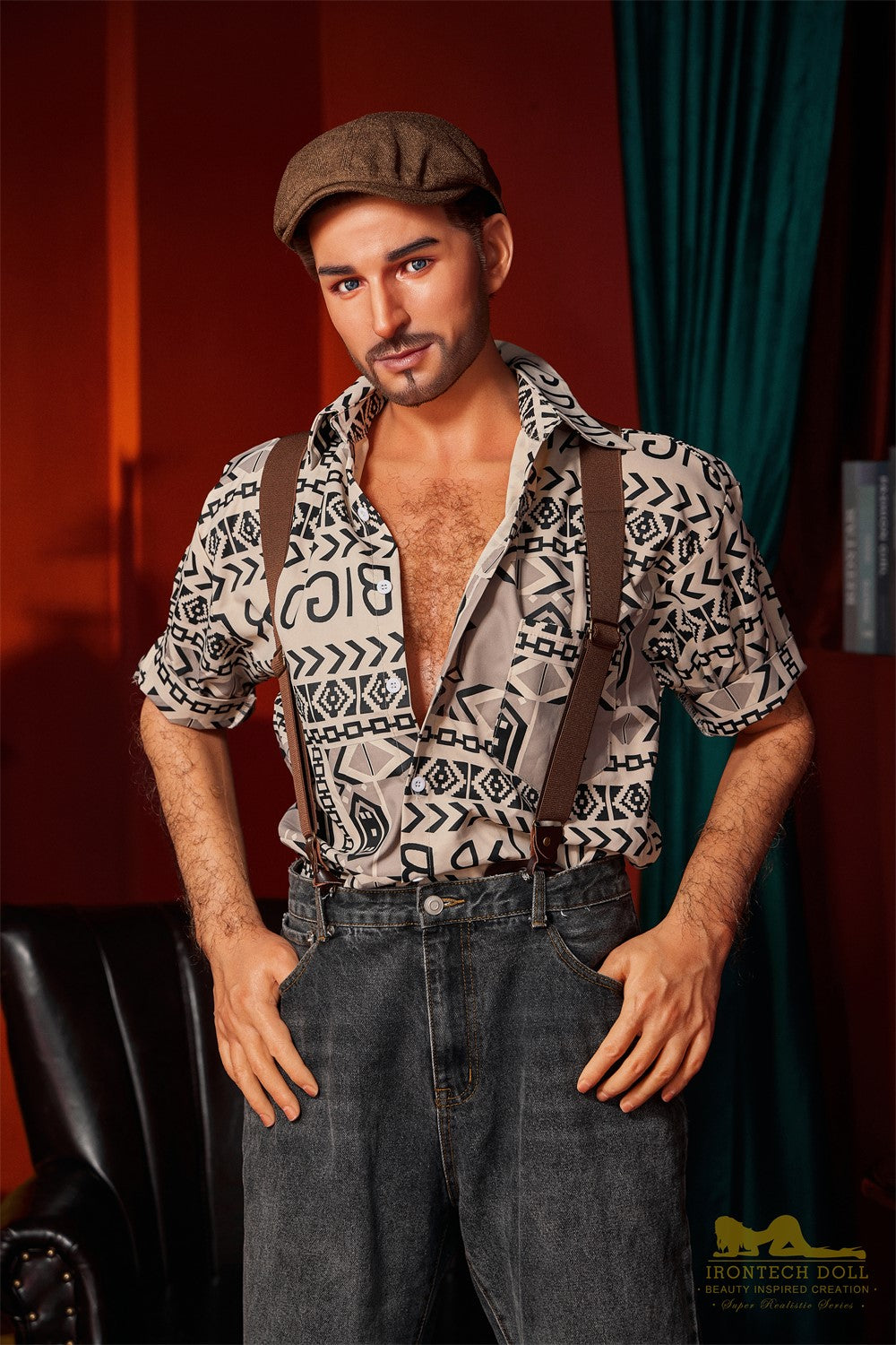 Antonio mannlig sexdukke (Irontech Doll 170 cm M3 silikon)