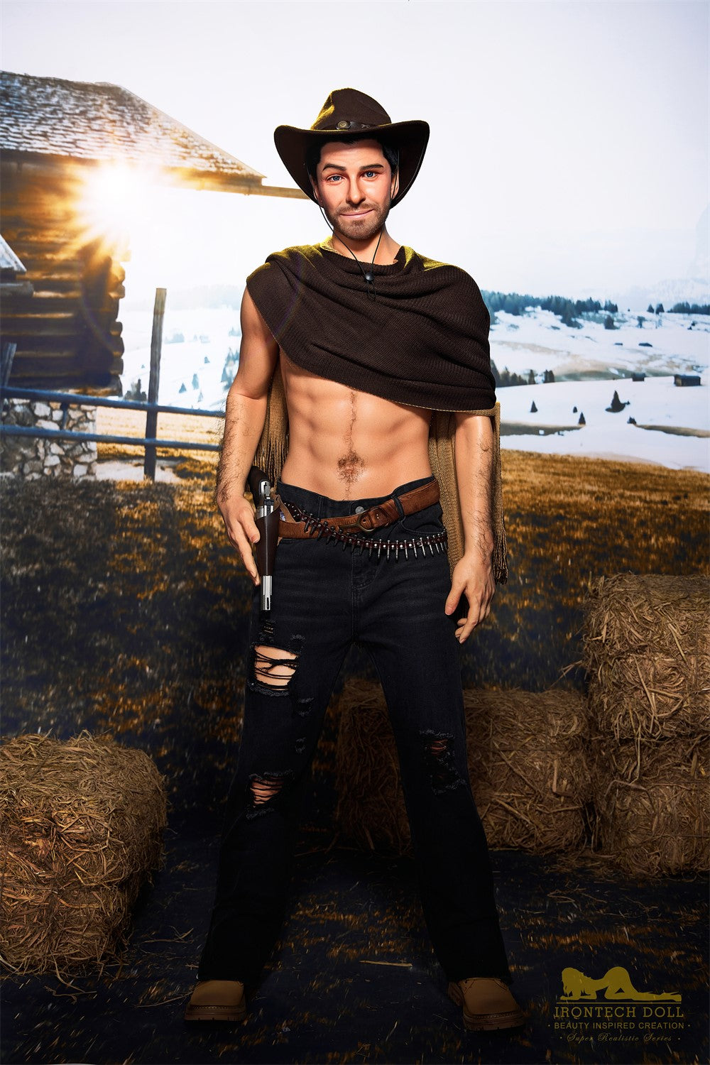 Allen mannlig sexdukke (Irontech Doll 170 cm M6 silikon)