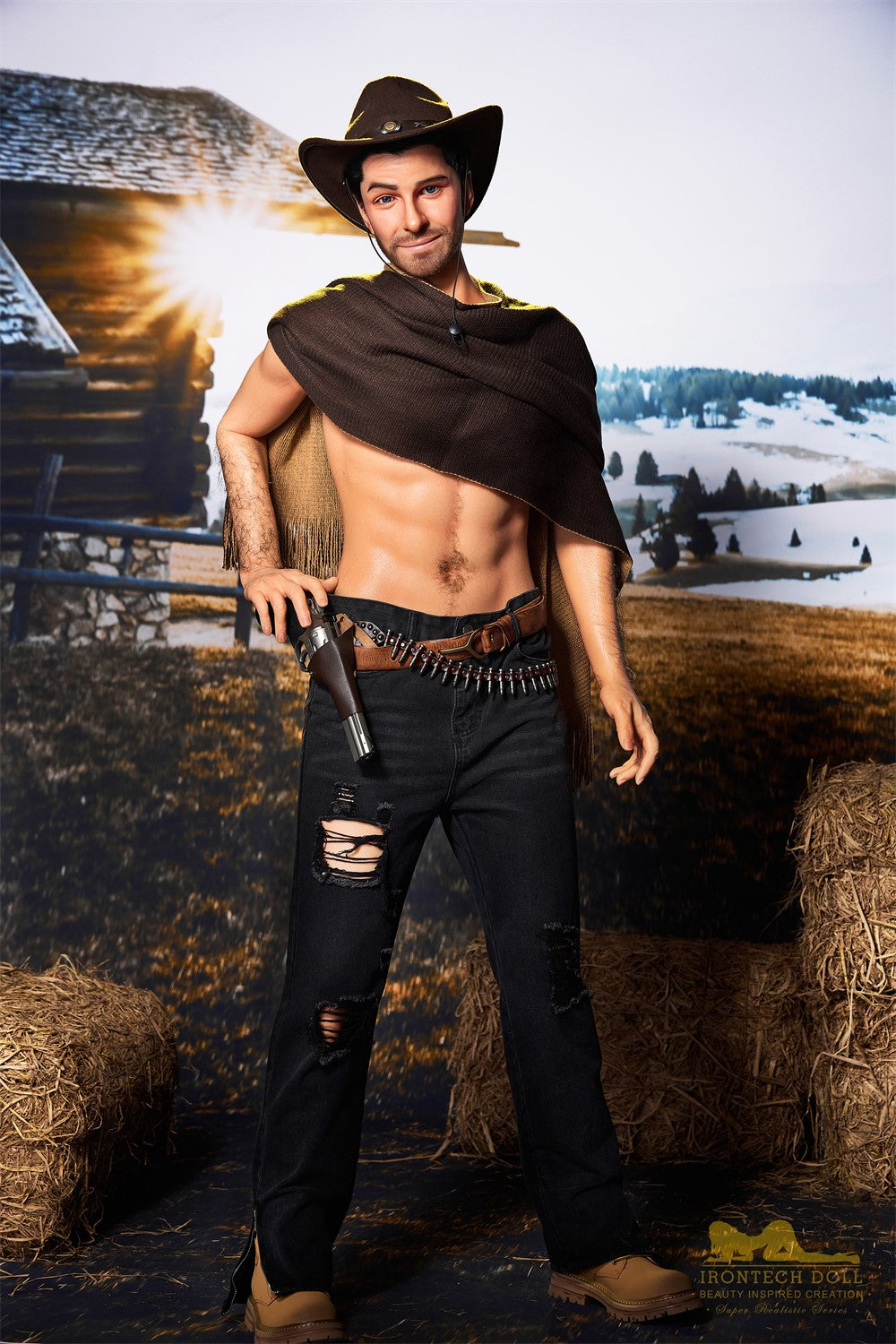 Allen mannlig sexdukke (Irontech Doll 170 cm M6 silikon)