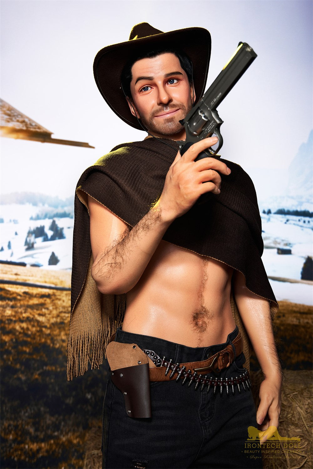 Allen mannlig sexdukke (Irontech Doll 170 cm M6 silikon)