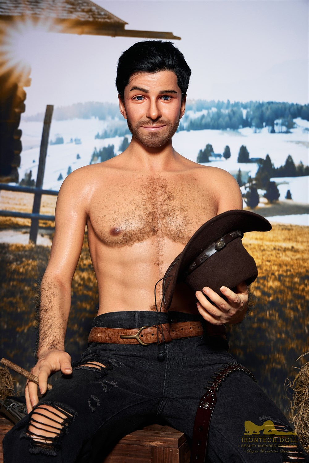 Allen mannlig sexdukke (Irontech Doll 170 cm M6 silikon)