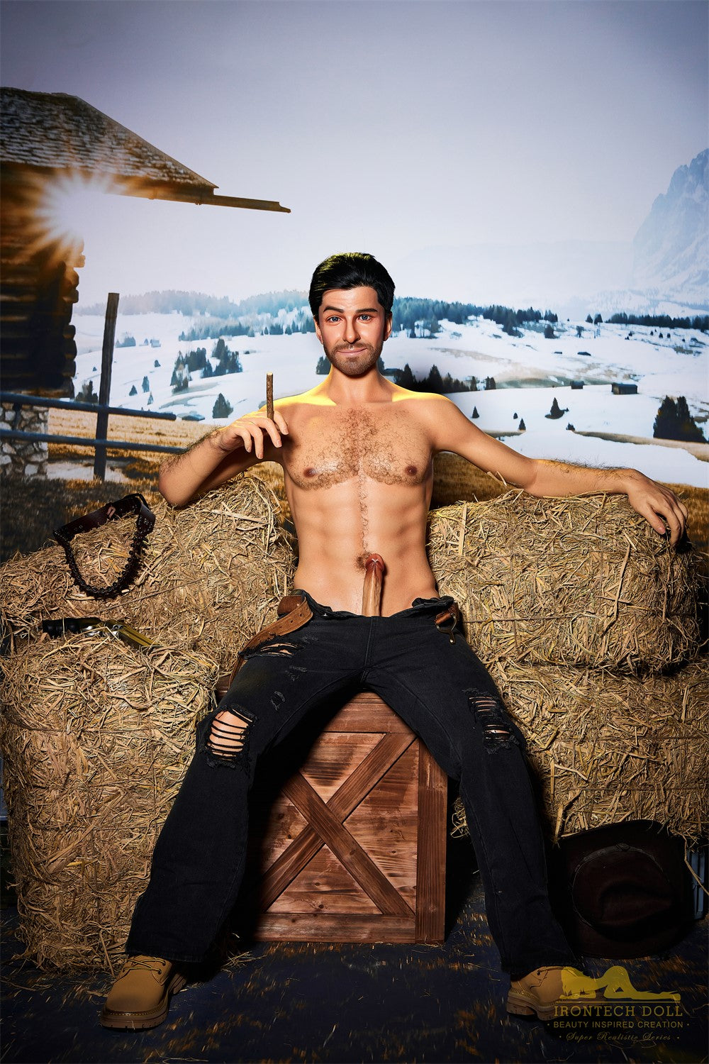 Allen mannlig sexdukke (Irontech Doll 170 cm M6 silikon)