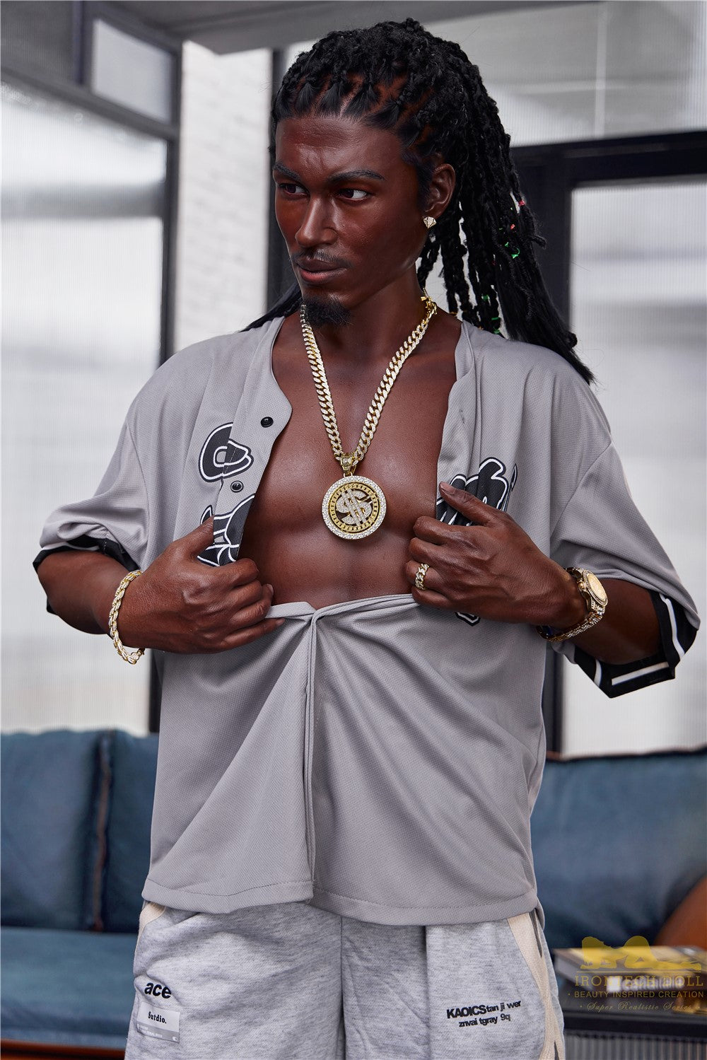 Regning mannlig sexdukke (Irontech Doll 170 cm M7 silikon)