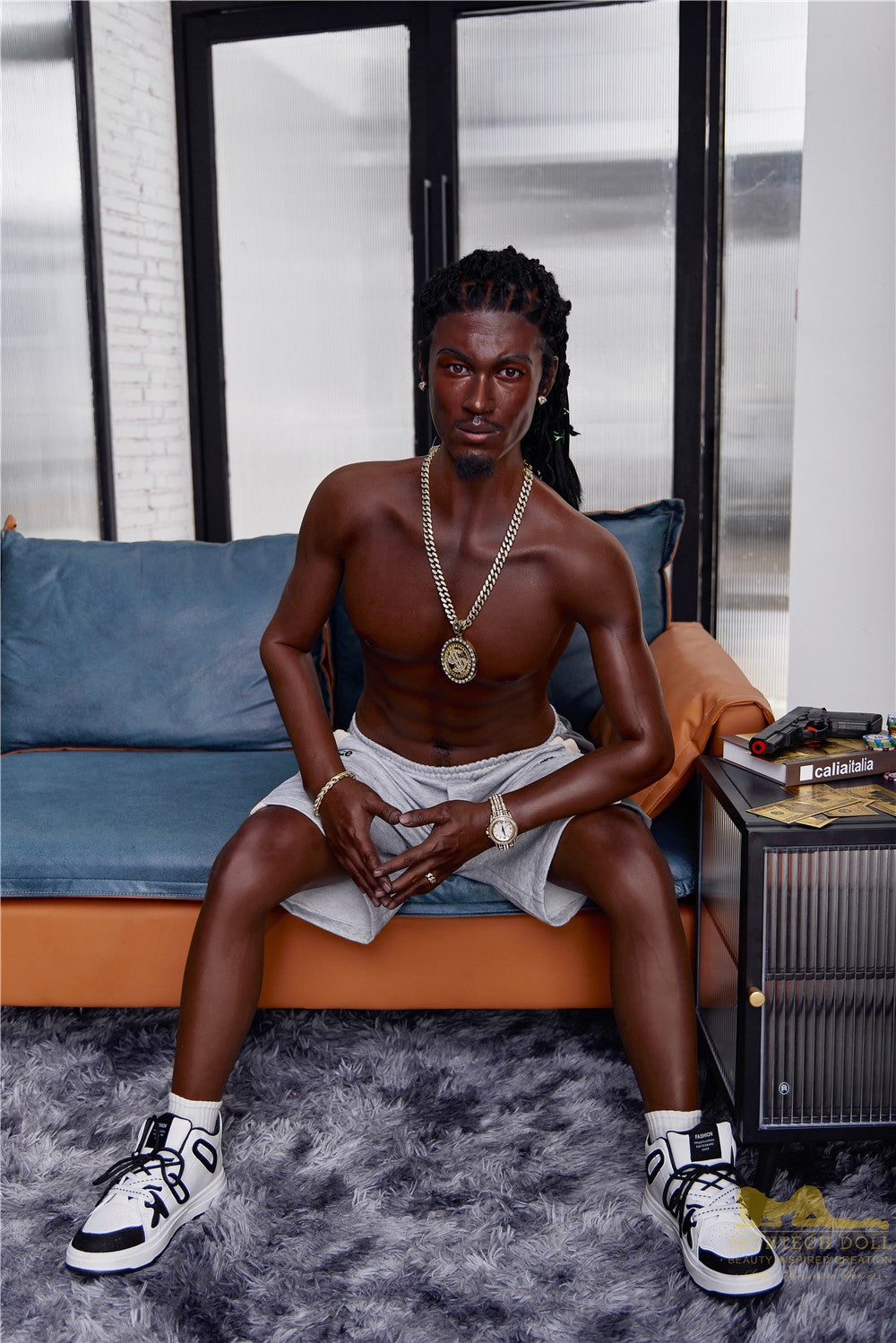 Regning mannlig sexdukke (Irontech Doll 170 cm M7 silikon)