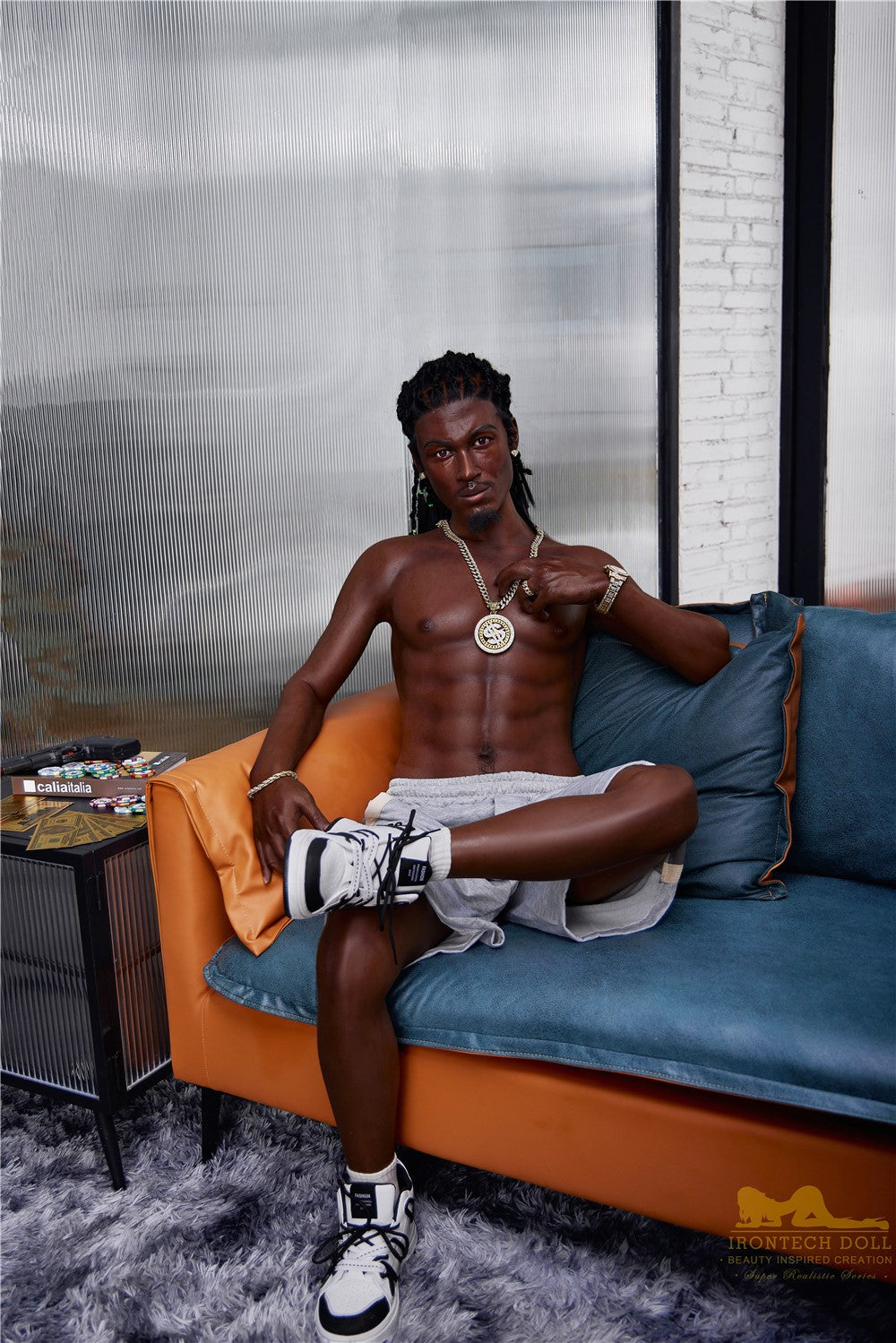 Regning mannlig sexdukke (Irontech Doll 170 cm M7 silikon)
