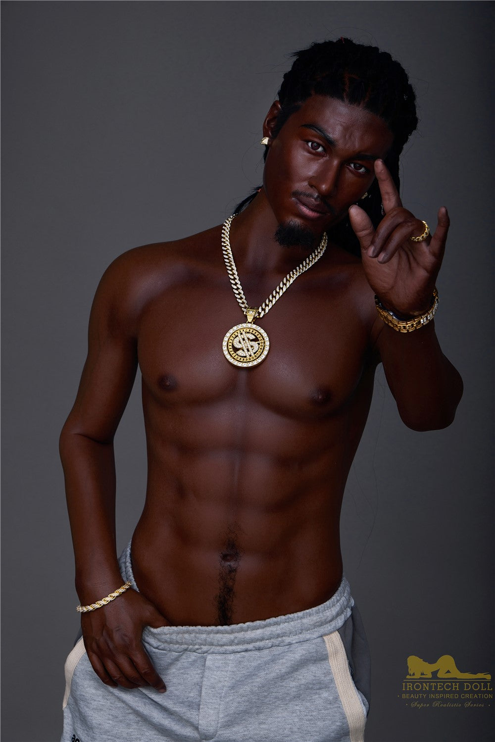 Regning mannlig sexdukke (Irontech Doll 170 cm M7 silikon)
