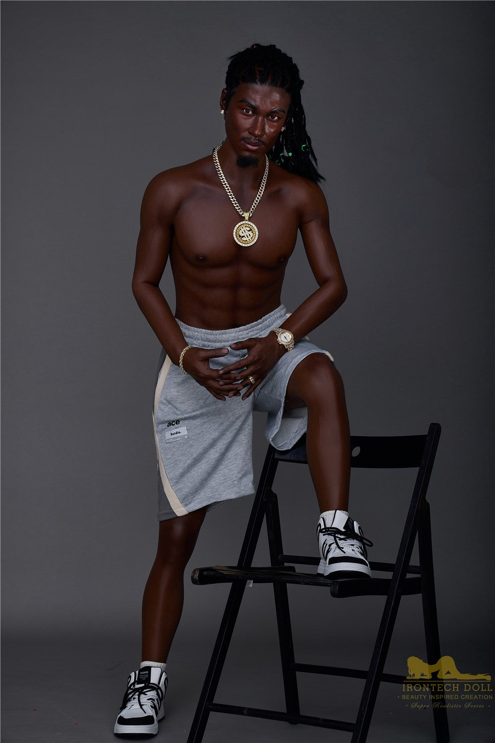 Regning mannlig sexdukke (Irontech Doll 170 cm M7 silikon)