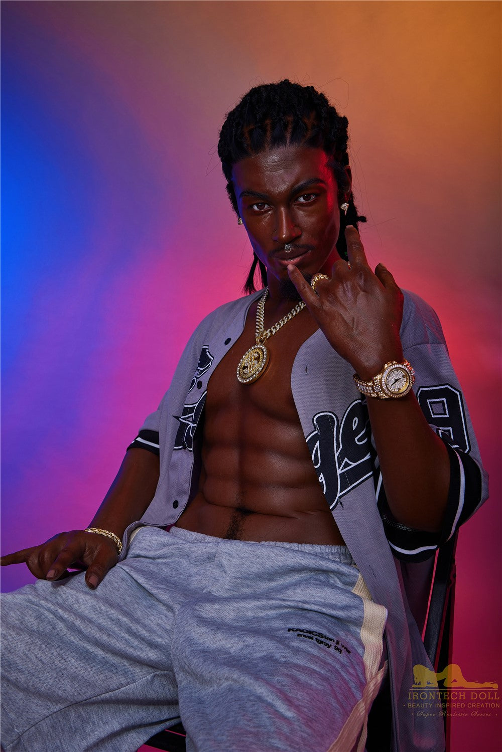 Regning mannlig sexdukke (Irontech Doll 170 cm M7 silikon)