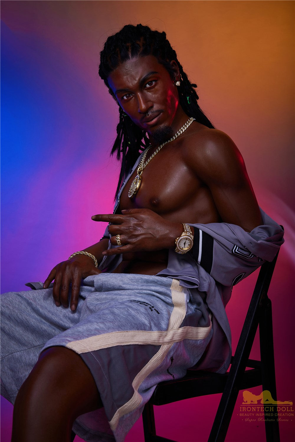 Regning mannlig sexdukke (Irontech Doll 170 cm M7 silikon)
