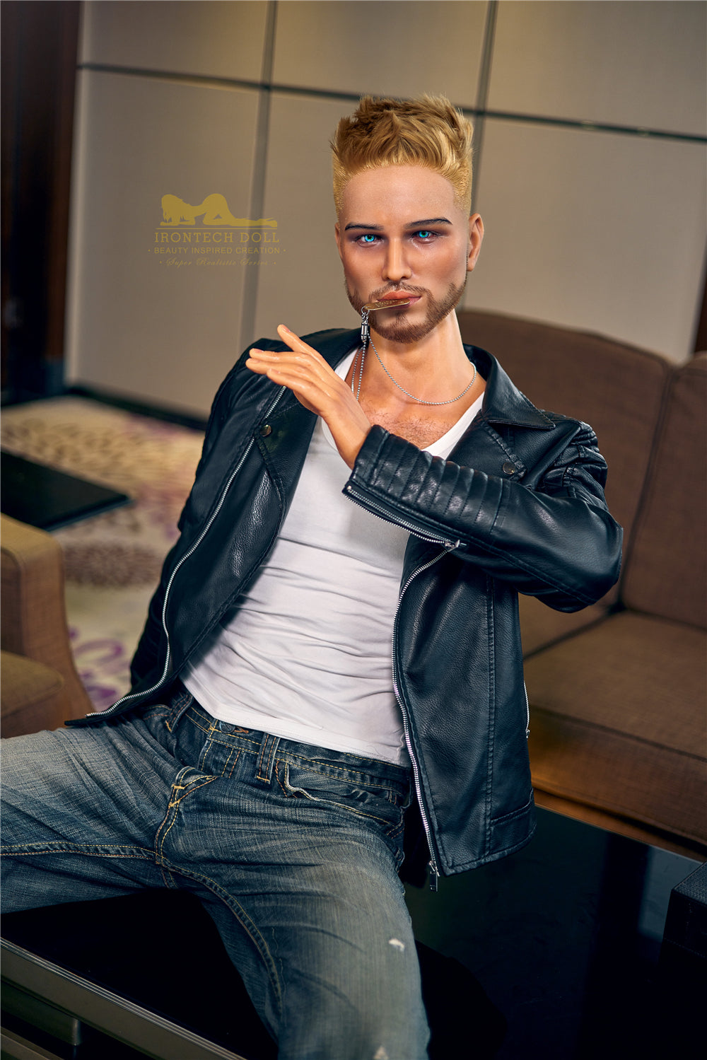 Kevin mannlig sexdukke (Irontech Doll 176cm M1 silikon)