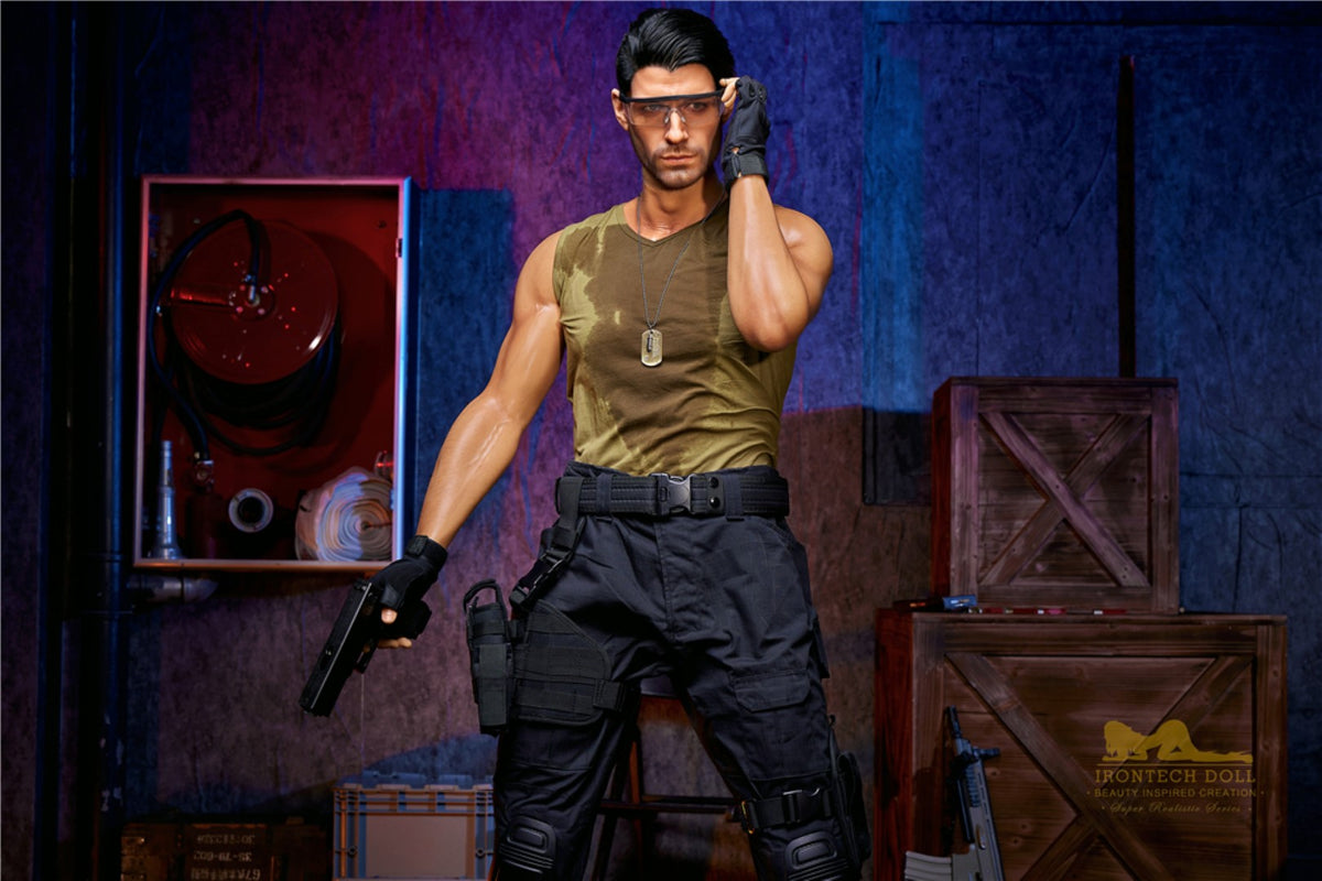 Thomas mannlig sexdukke (Irontech Doll 176 cm M5 silikon)