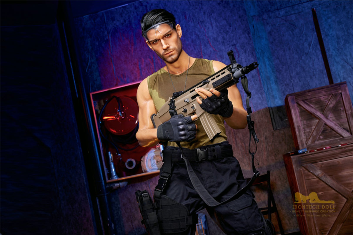 Thomas mannlig sexdukke (Irontech Doll 176 cm M5 silikon)