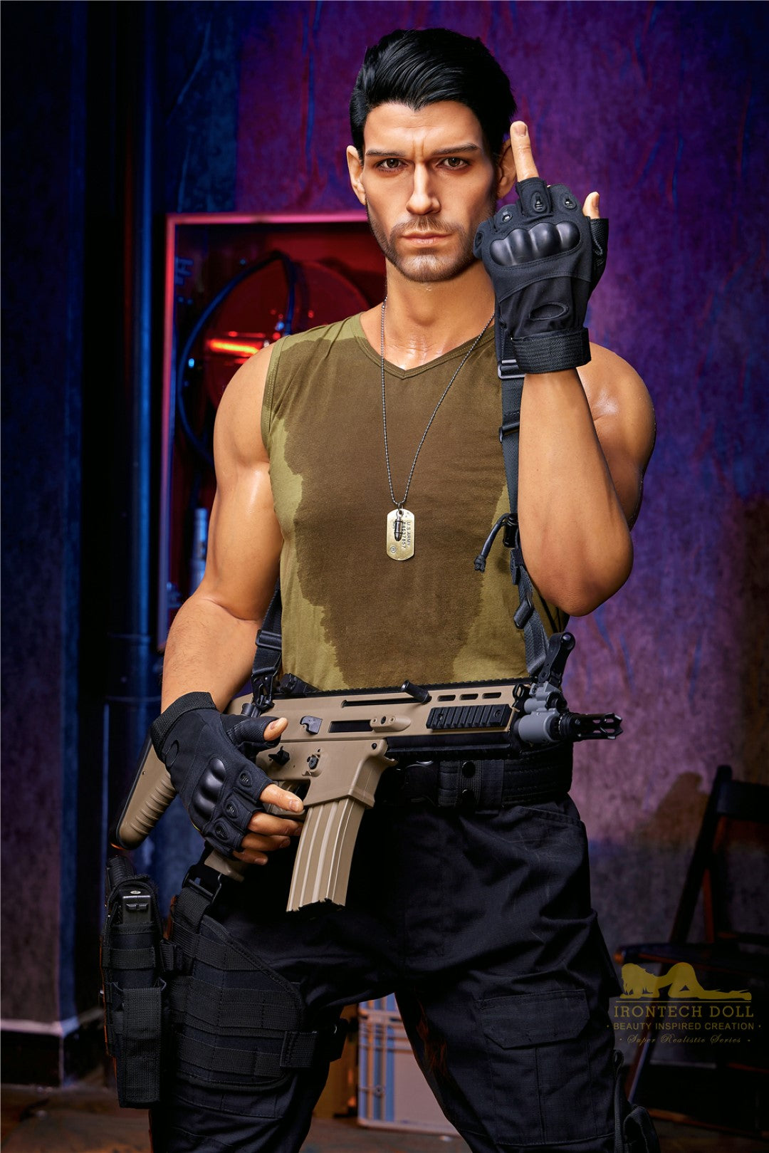 Thomas mannlig sexdukke (Irontech Doll 176 cm M5 silikon)