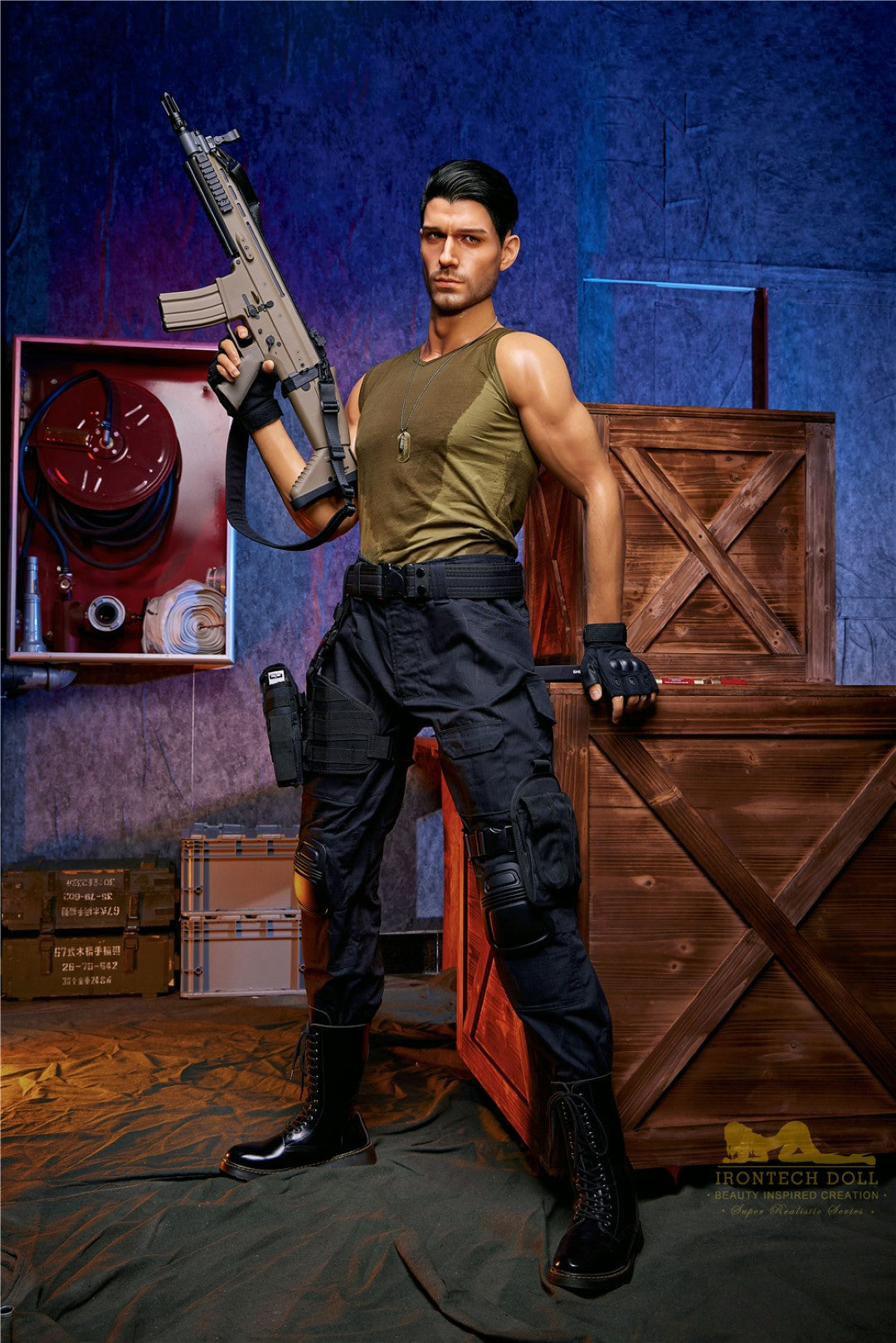 Thomas mannlig sexdukke (Irontech Doll 176 cm M5 silikon)