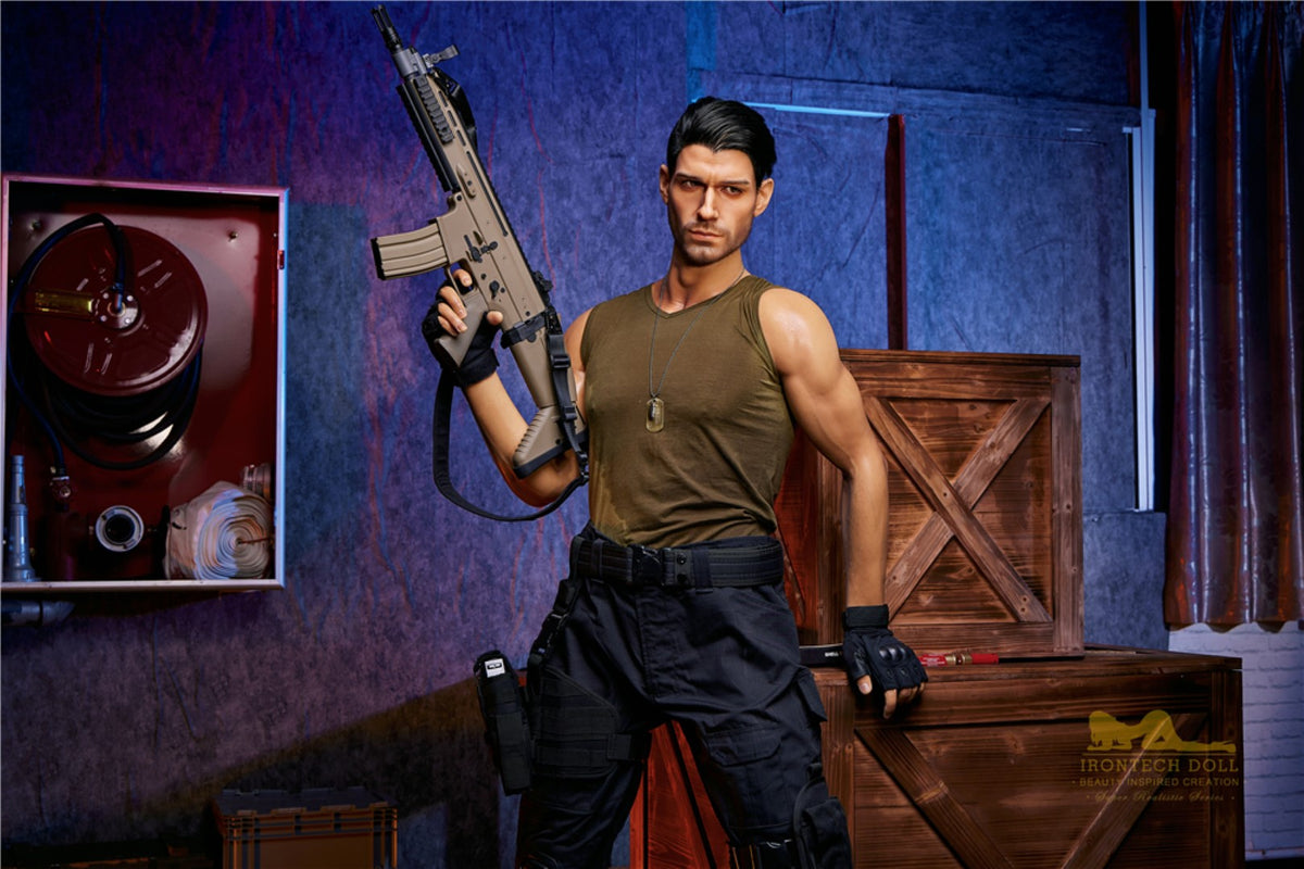 Thomas mannlig sexdukke (Irontech Doll 176 cm M5 silikon)