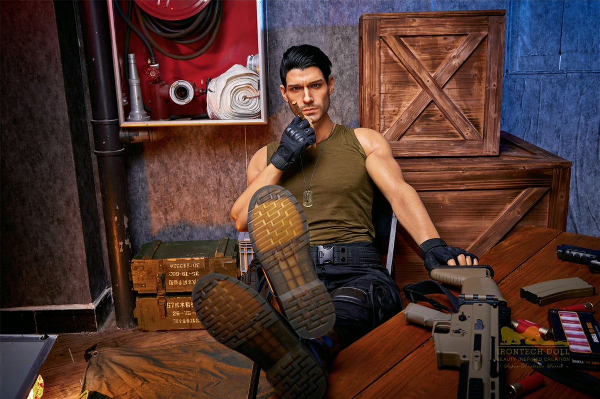 Thomas mannlig sexdukke (Irontech Doll 176 cm M5 silikon)