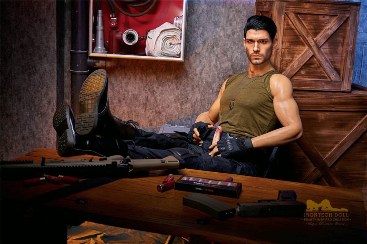Thomas mannlig sexdukke (Irontech Doll 176 cm M5 silikon)