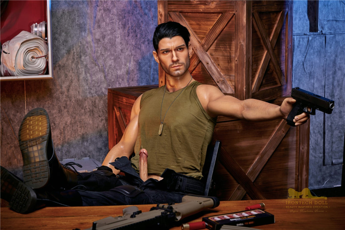 Thomas mannlig sexdukke (Irontech Doll 176 cm M5 silikon)