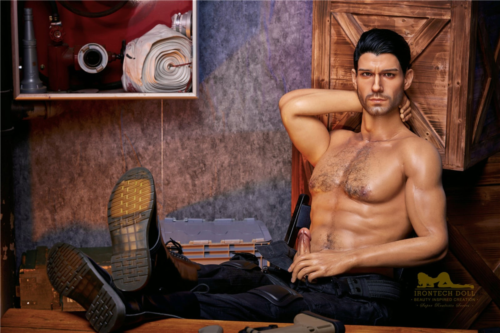 Thomas mannlig sexdukke (Irontech Doll 176 cm M5 silikon)
