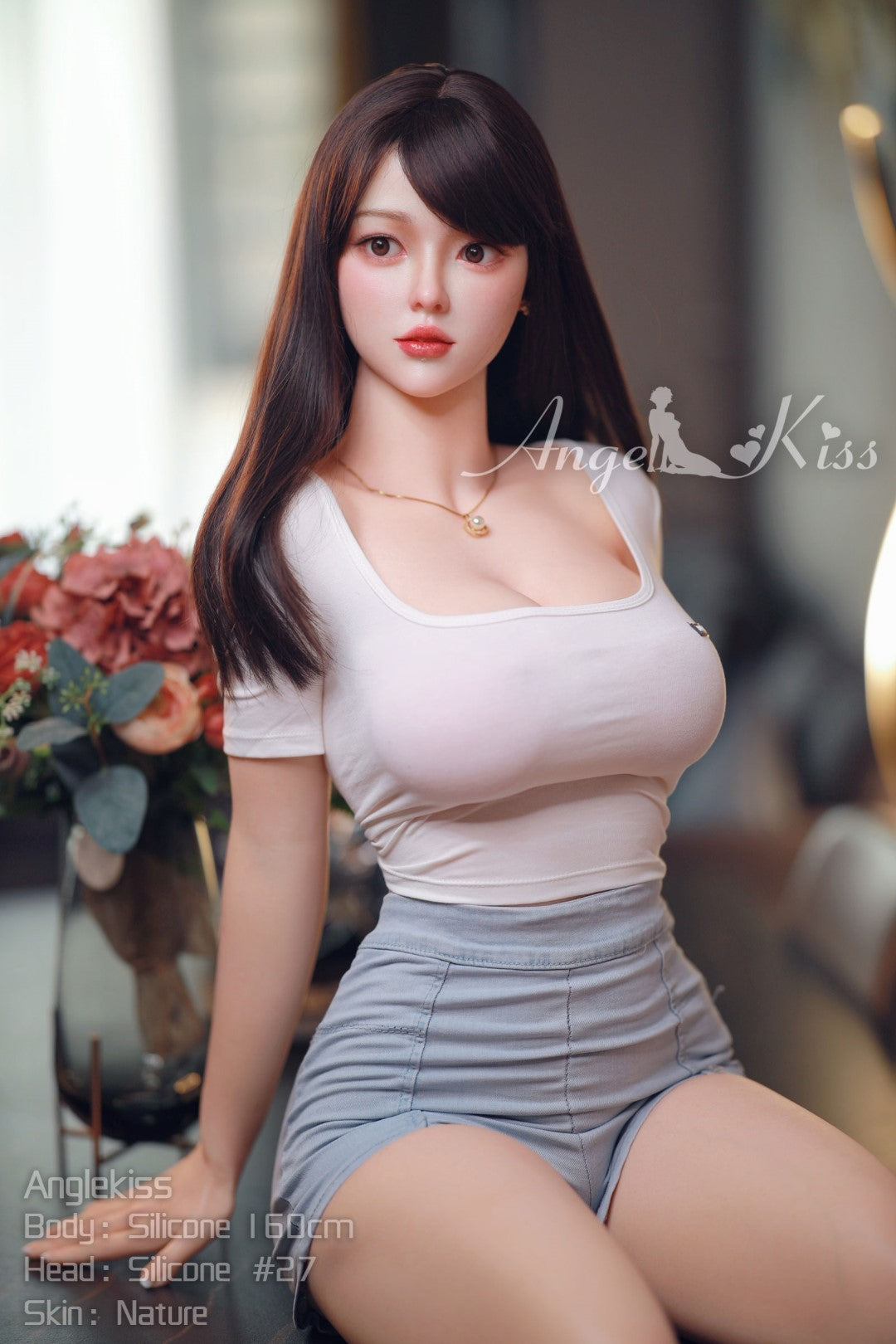 Lucia sexdukke (AK-DOLL 160cm D-cup LS#27 silikon)