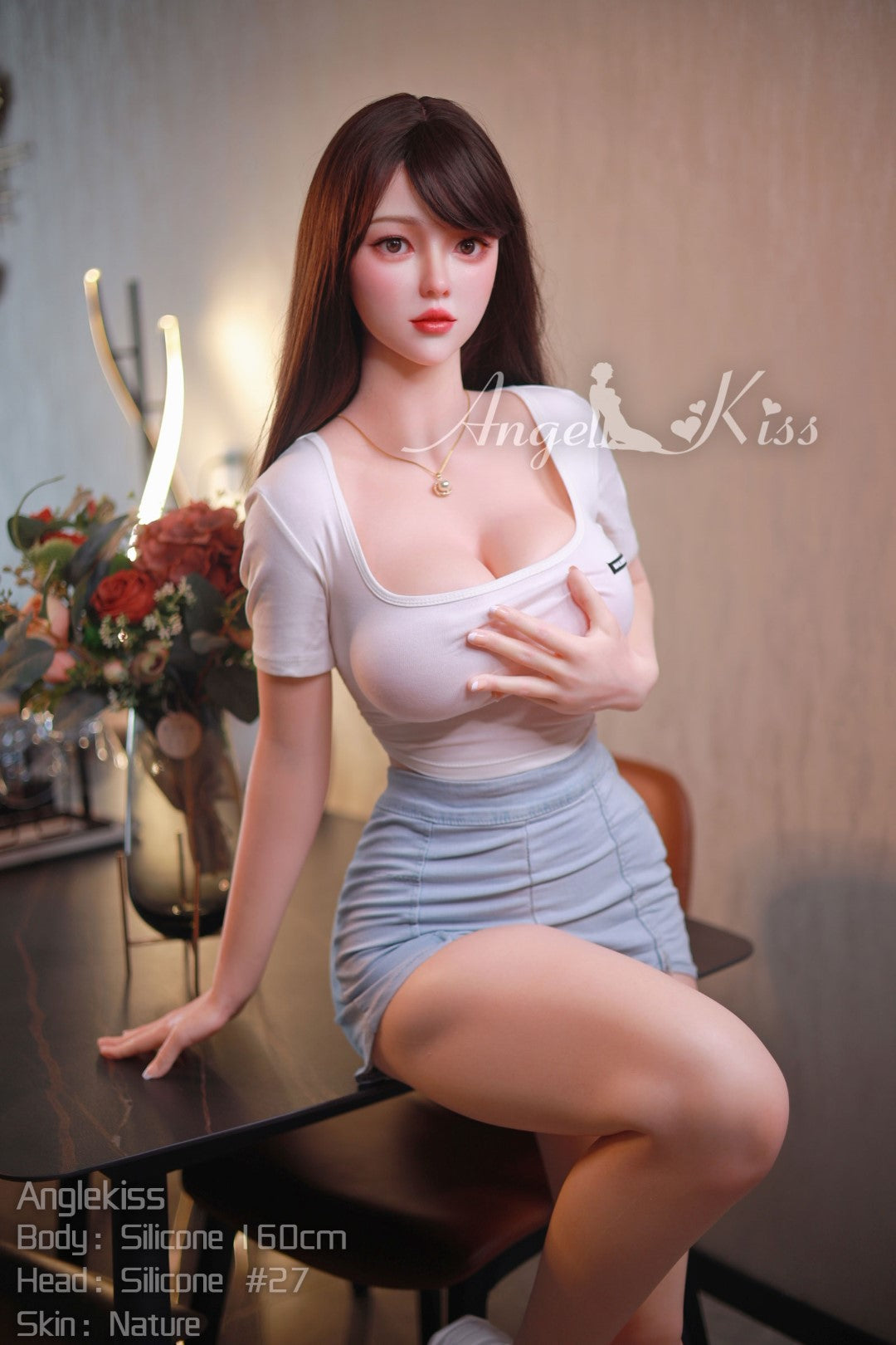 Lucia sexdukke (AK-DOLL 160cm D-cup LS#27 silikon)