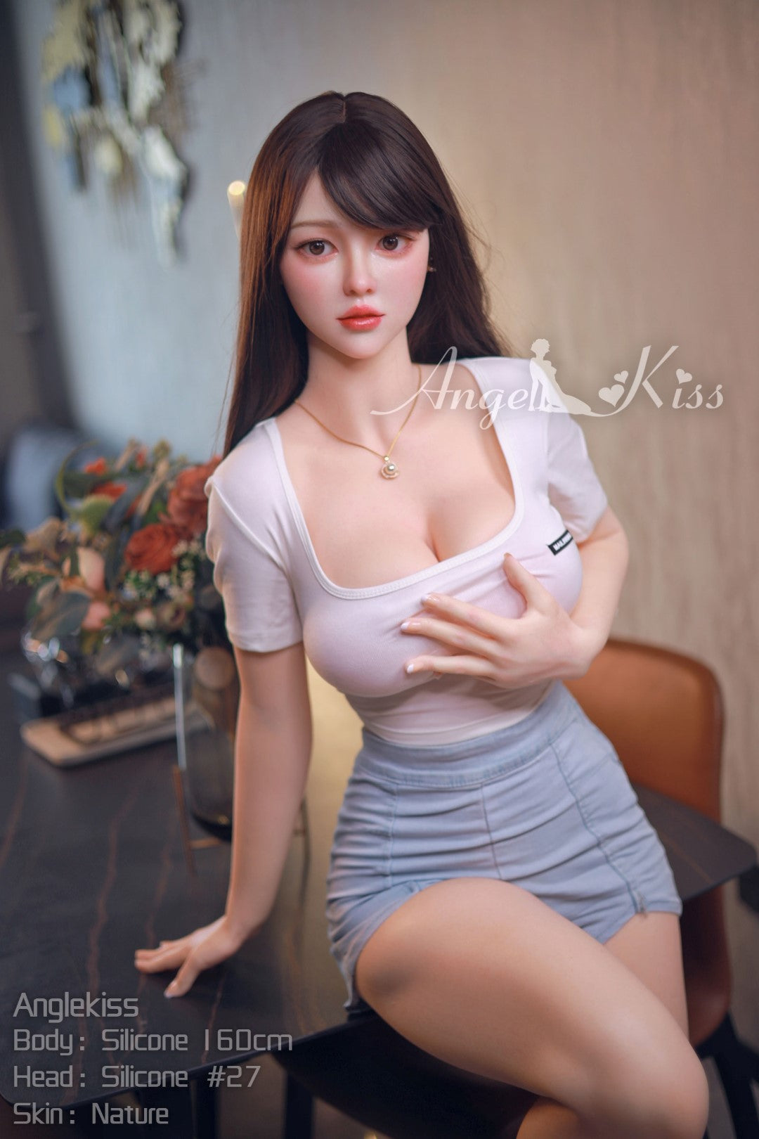 Lucia sexdukke (AK-DOLL 160cm D-cup LS#27 silikon)