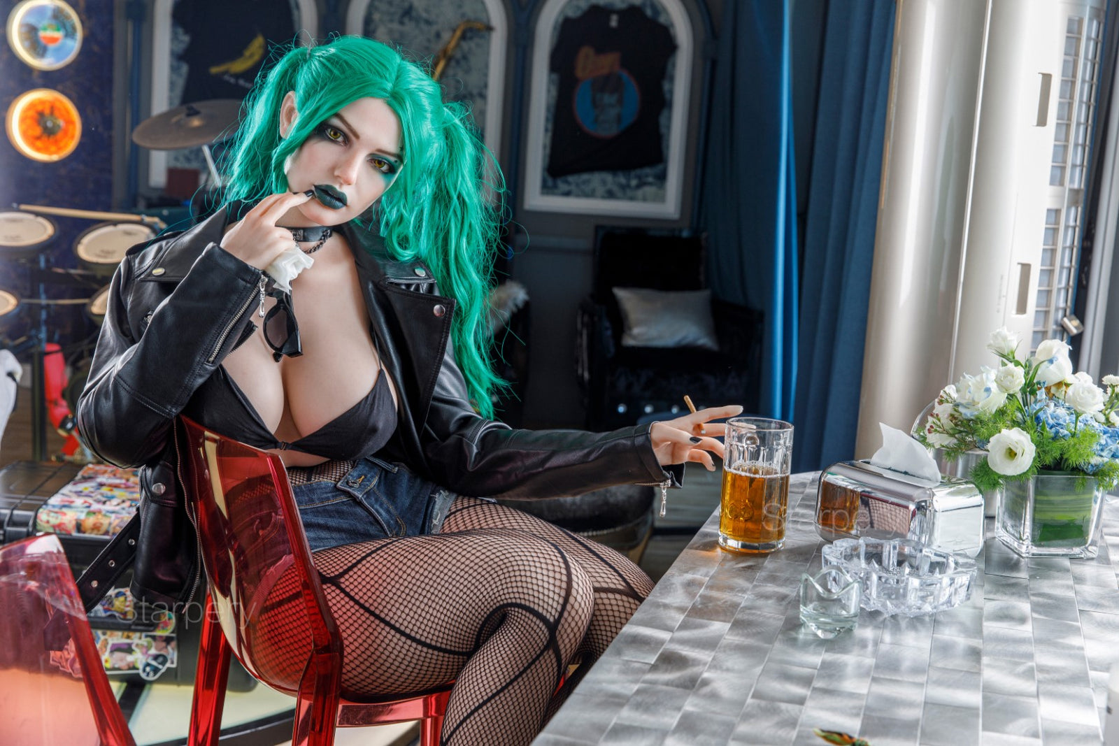 Flora sexdukke (Starpery 174 cm G-cup TPE+silikon)