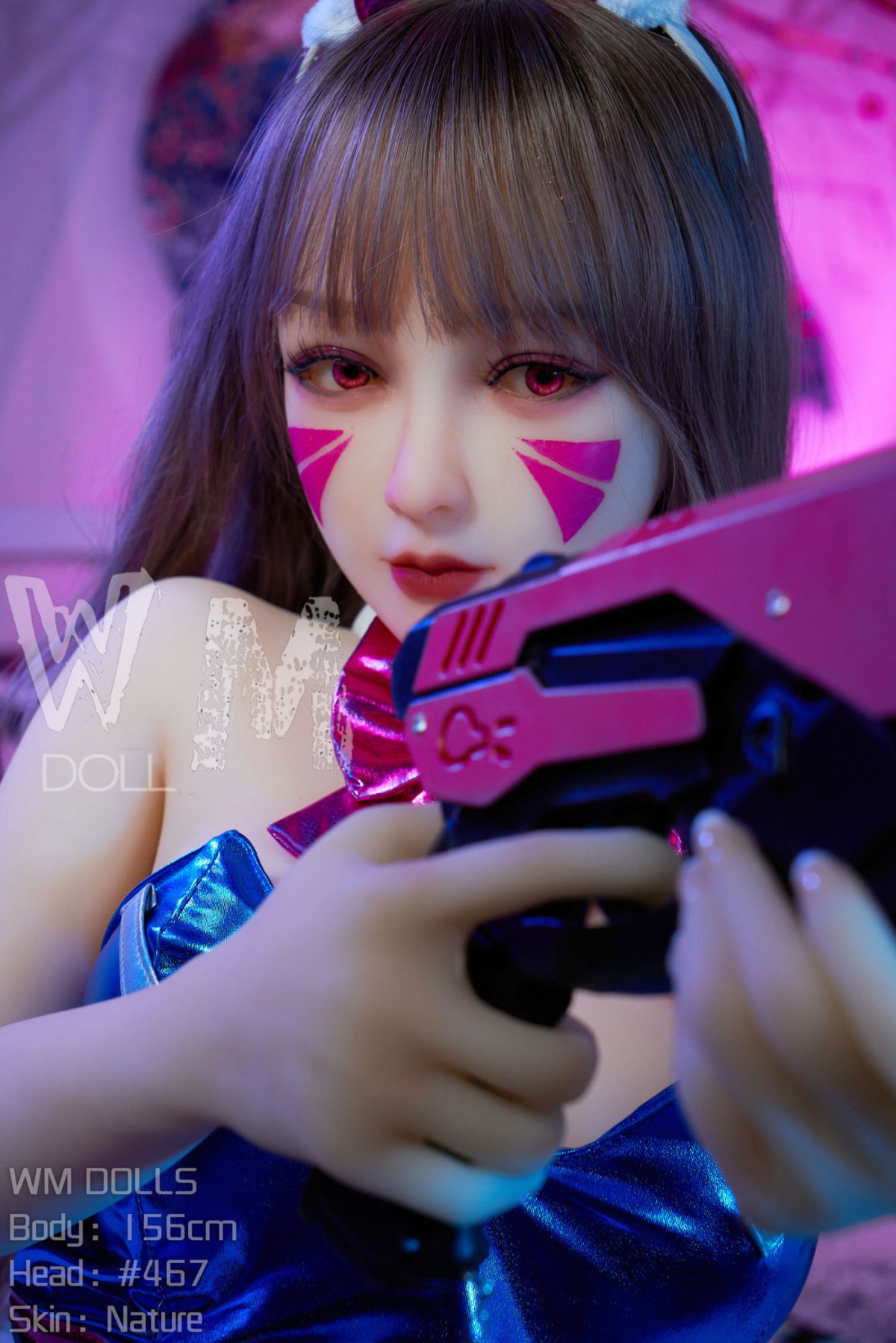 D.va sexdukke (WM-Doll 156cm C-cup #467 TPE)