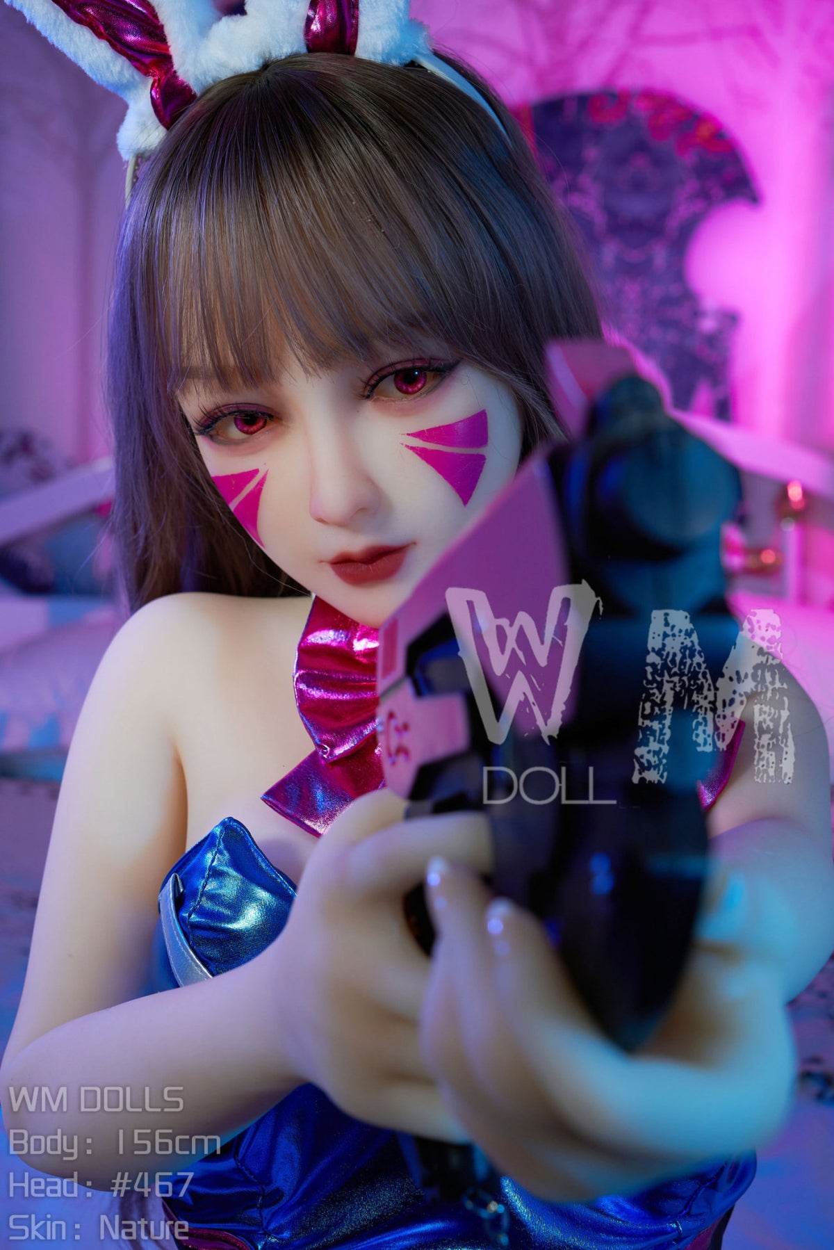 D.va sexdukke (WM-Doll 156cm C-cup #467 TPE)