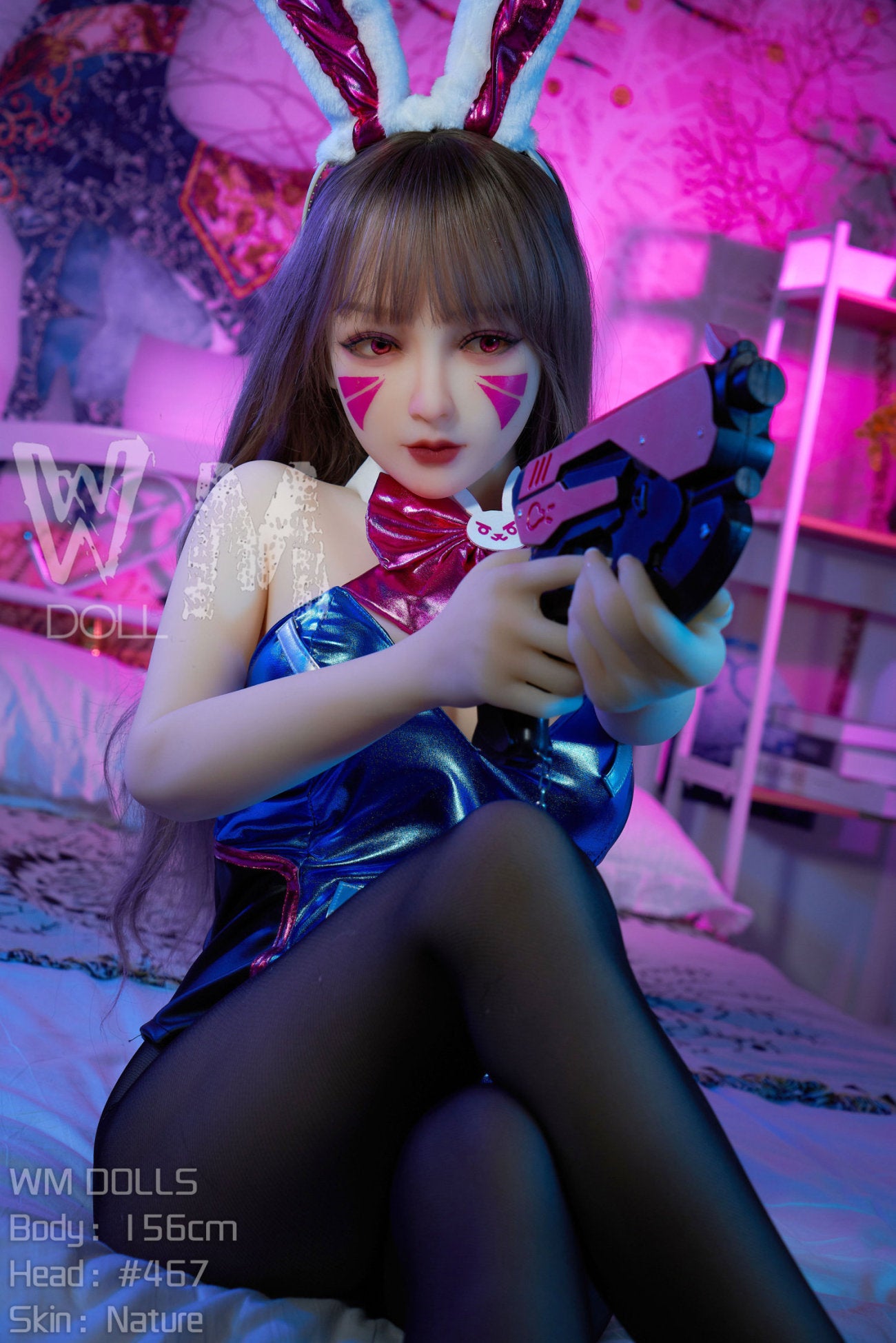 D.va sexdukke (WM-Doll 156cm C-cup #467 TPE)