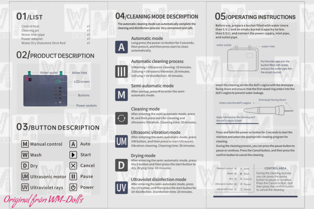 Intelligent rengjøringsmaskin (WM-Doll)