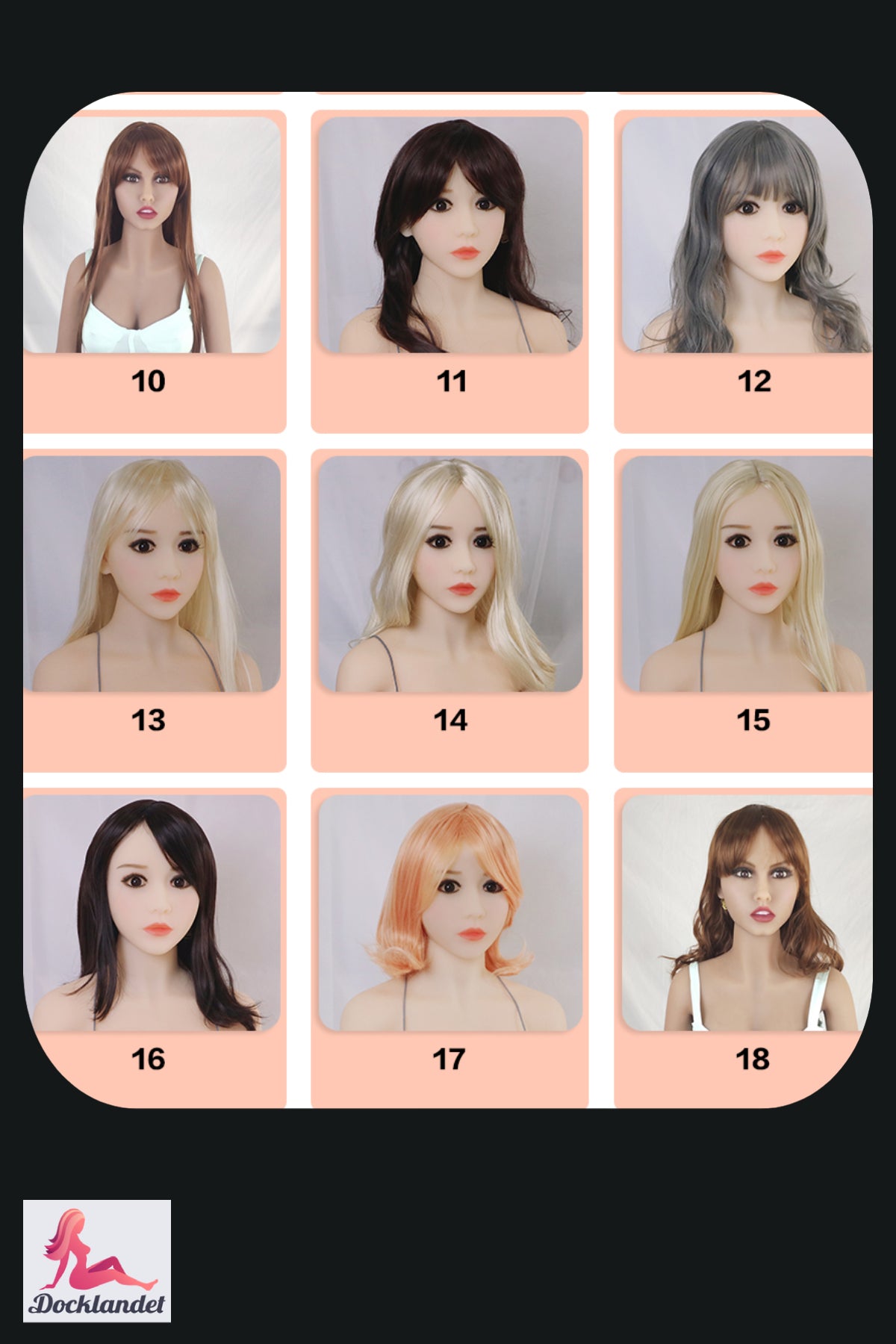 Parykk (velg mellom 94 forskjellige)